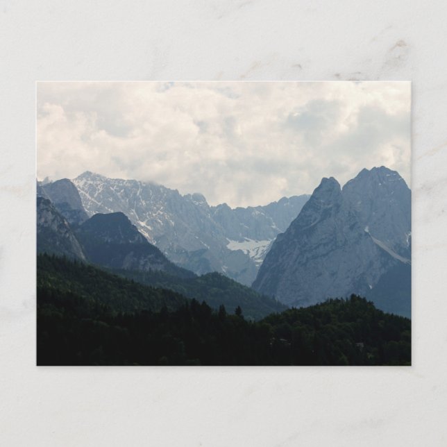 Alpine Mountains Nature Photo Country Postcard (Front)