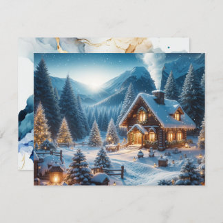 Alpine New Year's Eve Card