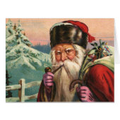 Alpine Santa Big Greeting Card (Front Horizontal)