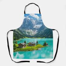 "Alpine Serenity Meets Kitchen Chic"