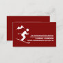 Alpine Skier, Skier & Snowboarder Instructor Business Card
