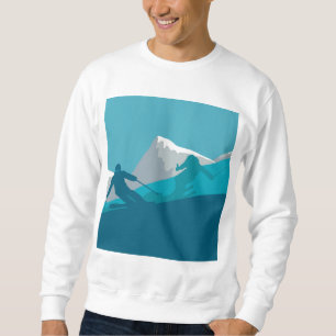 Alpine Skiers Downhill Skiing Sweatshirt
