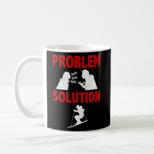 Alpine Skiing Downhill Skier Problem Solution Hobb Coffee Mug
