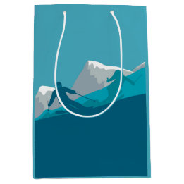 Alpine Skiing Medium Gift Bag