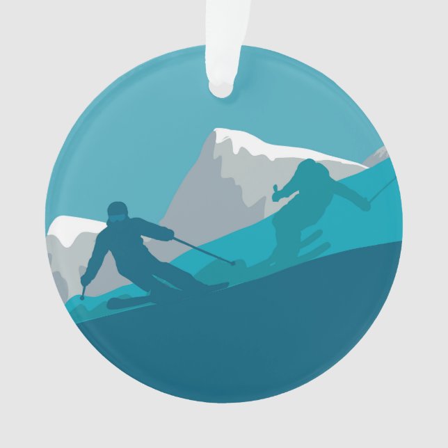 Alpine Skiing  Ornament (Front)