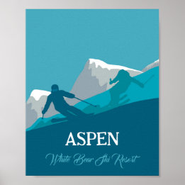 Alpine Skiing Personalized Poster