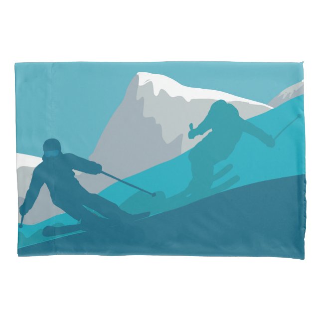 Alpine Skiing    Pillow Case (Front)