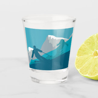 Alpine Skiing   Shot Glass