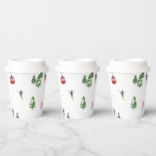  Alpine Skiing  Ski Holiday Skiers Winter  Paper Cups