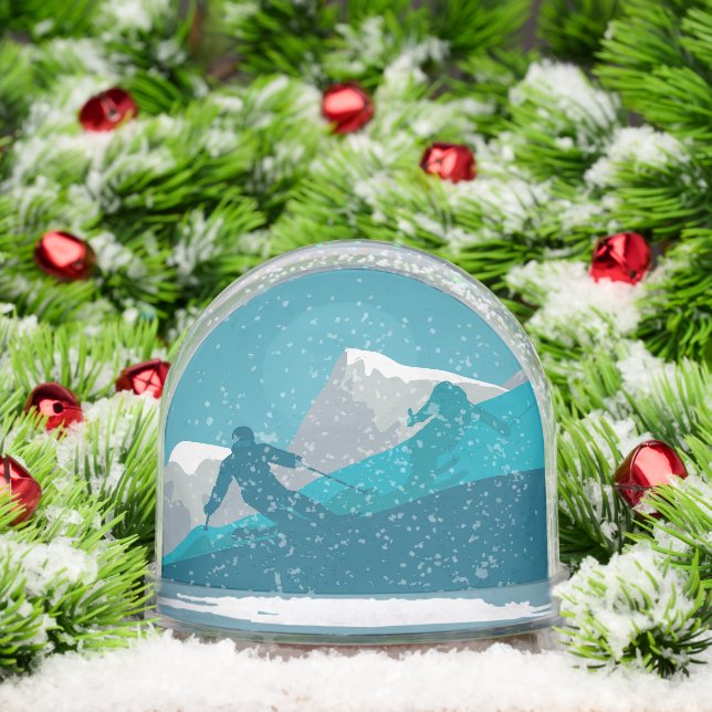 Alpine Skiing  Snow Globe (Christmas)