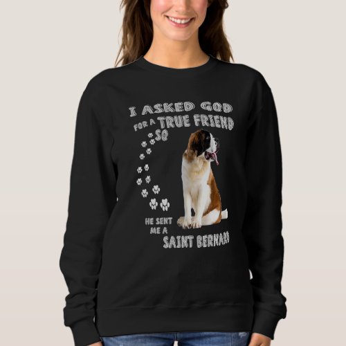 Alpine Spaniel Dog Mom Dad Quote Costume Cute Sain Sweatshirt