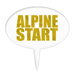 Alpine Start (Topo) Cake Topper
