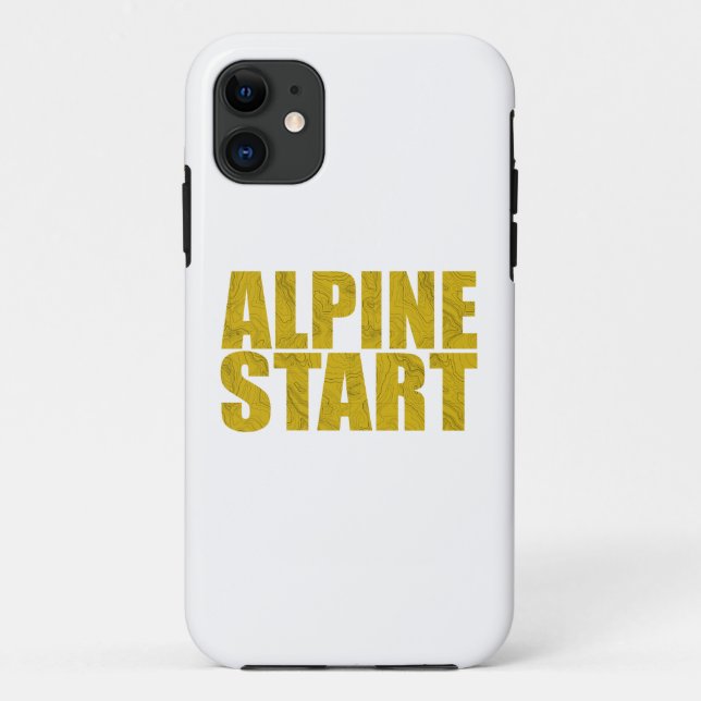 Alpine Start (Topo) Case-Mate iPhone Case (Back)