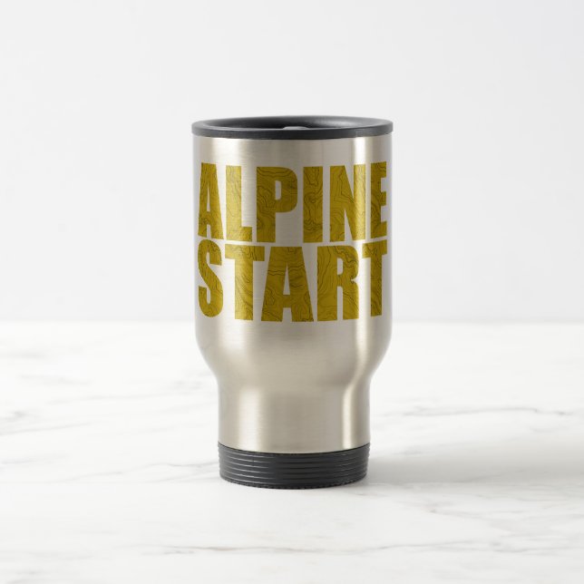 Alpine Start (Topo) Travel Mug (Center)