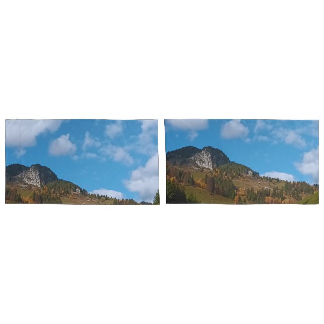 Alpine Summer - Wild Nature from Romania Pillow Case (Back-Set)