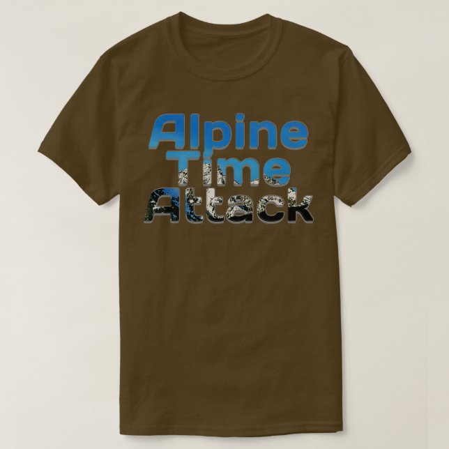 Alpine Time Attack T-Shirt (Design Front)