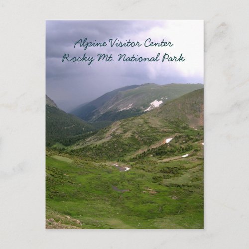 Alpine Visitor Center Postcard