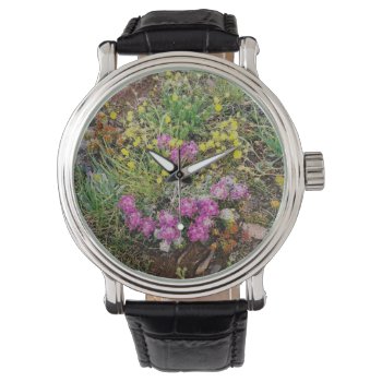 Alpine Wild Flower Watch by VacationPhotography at Zazzle