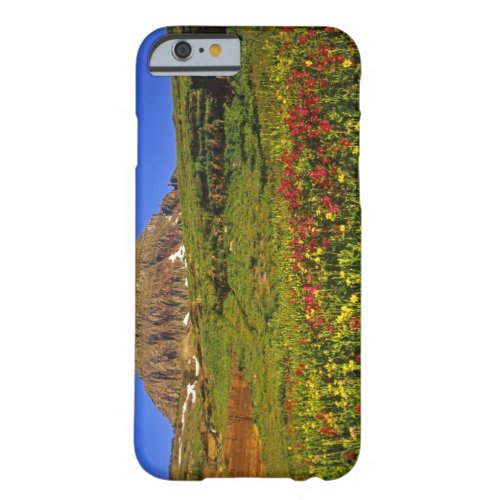Alpine wildflowers at Logan Pass in Glacier Barely There iPhone 6 Case
