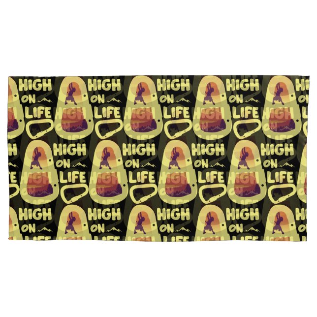 Alpinists Mountaineering  Pillow Case (Front-Left)