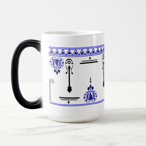 Alpona Design Blue Magic Mug