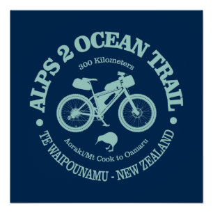 Alps 2 Ocean (cycling) Poster