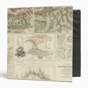 Alps glacier systems 3 ring binder