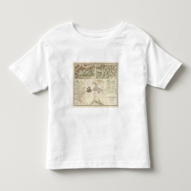 Alps glacier systems toddler t-shirt (Front)