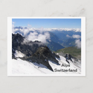 Alps in Switzerland Postcard