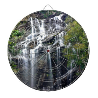 Alps Mountain Top Waterfall Dart Board