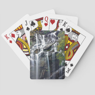 Alps Mountain Top Waterfall Poker Cards