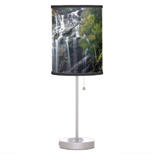 Alps Mountain Top Waterfall Table Lamp