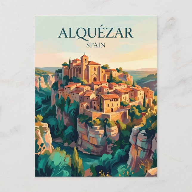 Alquézar Spain Postcard (Front)