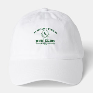Already Tired Run Club Funny Vintage Athletic Dad Hat