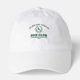 Already Tired Run Club Funny Vintage Athletic Dad Hat