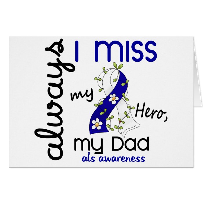 ALS Always I Miss My Dad 3 Cards