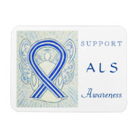 ALS Awareness Angel Custom Magnet