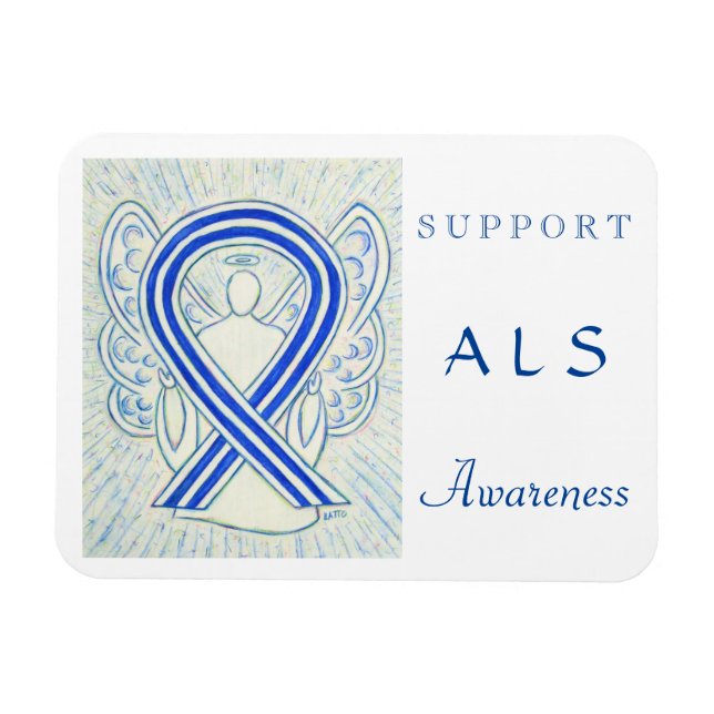 ALS Awareness Angel Custom Magnet (Horizontal)