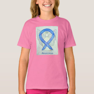 ALS Awareness Blue Ribbon Angel Custom Shirt