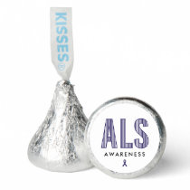 ALS Awareness Blue Ribbon Hershey®'s Kisses®