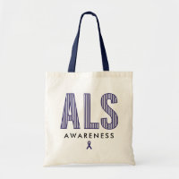 ALS Awareness Blue Ribbon