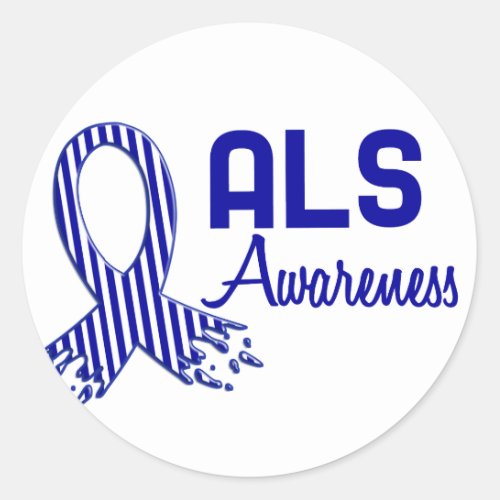 ALS Awareness Classic Round Sticker