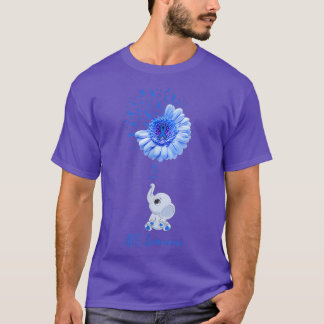 ALS Awareness Faith Elephant Survivor Fighter T-Shirt