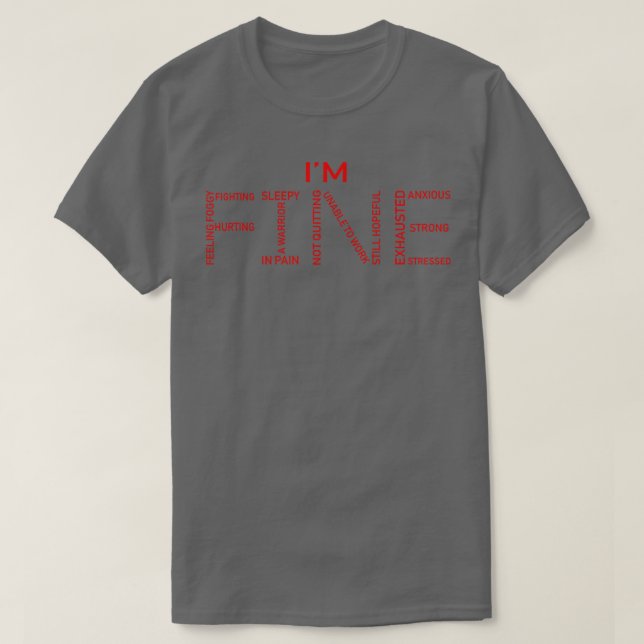 ALS Awareness Fine Word Art In This Family We Figh T-Shirt (Design Front)