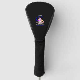 ALS Awareness Funny Unicorn Support Quote Family F Golf Head Cover