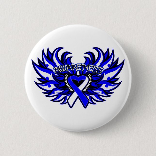 ALS Awareness Heart Wings.png Button (Front)