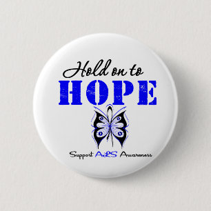 ALS Awareness HOLD ON TO HOPE Button