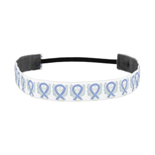 ALS Awareness Ribbon Angel Custom Art Headband