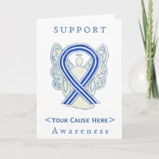 ALS Awareness Ribbon Angel Customized Card