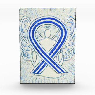 ALS Awareness Ribbon Angel Paperweight Award 